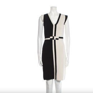 Carolina Herrera V-neck mini dress